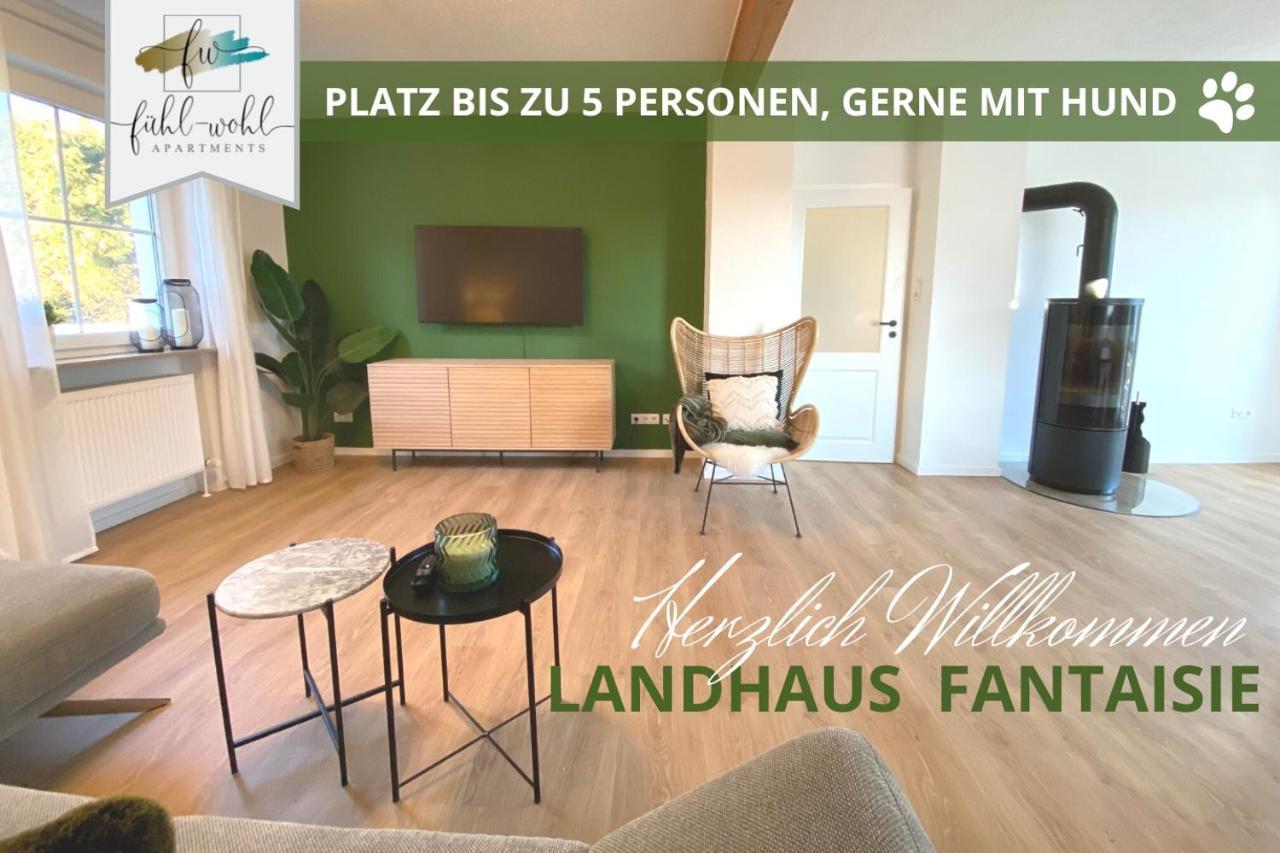 Ferienhaus Fantaisie - Wohnen Nahe Schlosspark -Stadtgrenze Bayreuth Fuer 1-5 Pers, Hunde Willkommen, Voll Eingezaeunt Eckersdorf Exterior foto